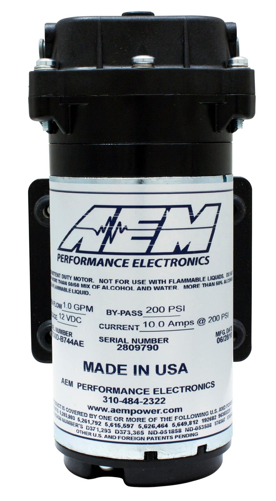 AEM Electronics Water/Methanol Injection Pump and Jet Kits 30-3302