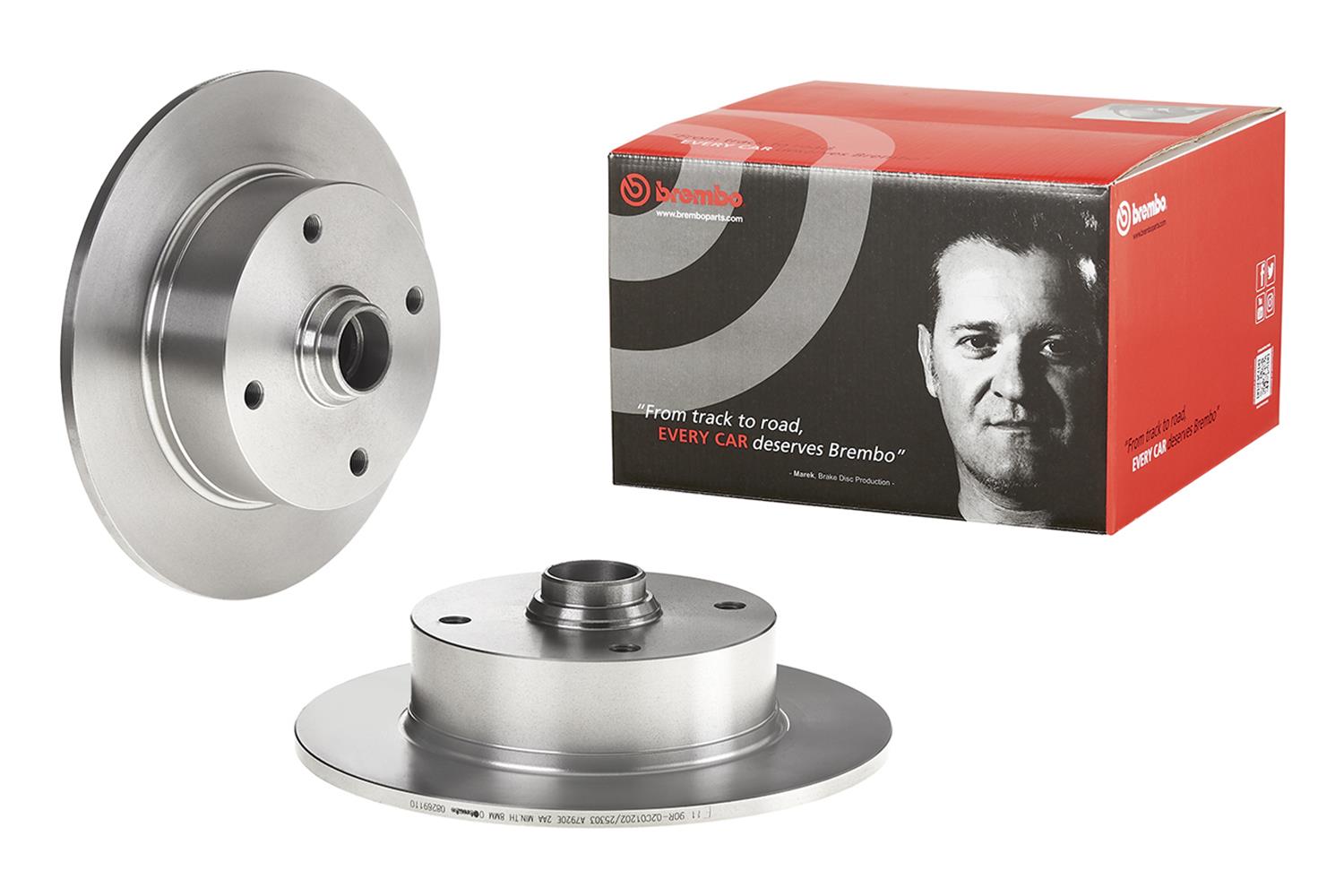 Brembo Premium UV Coated Brake Rotors 08.2691.10