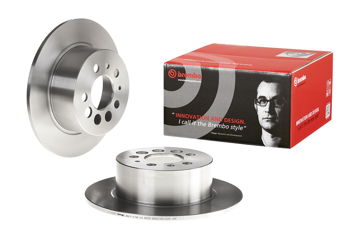 Brembo Premium UV Coated Brake Rotors 08.3441.24