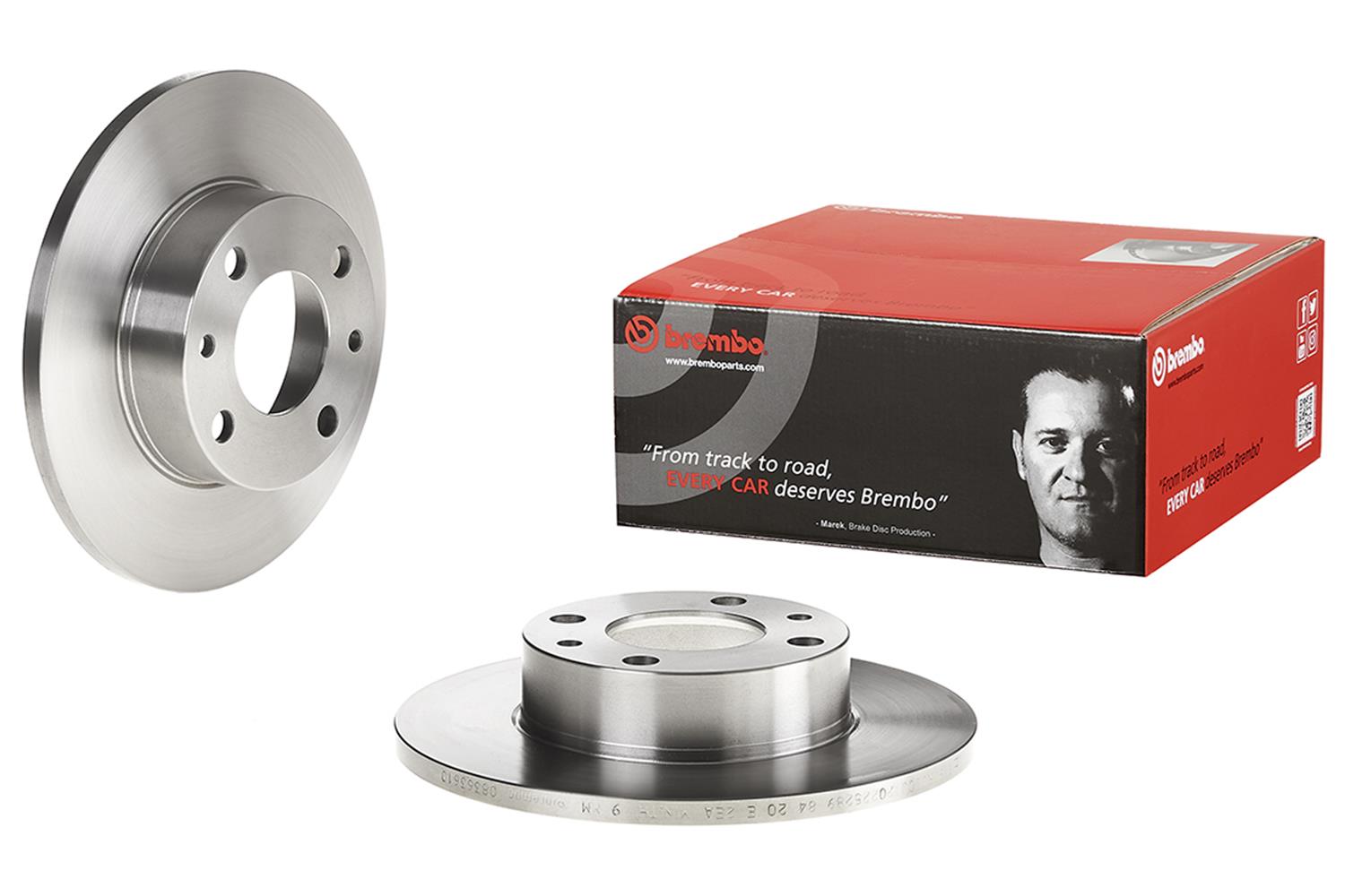 Brembo Premium UV Coated Brake Rotors 08.3636.10