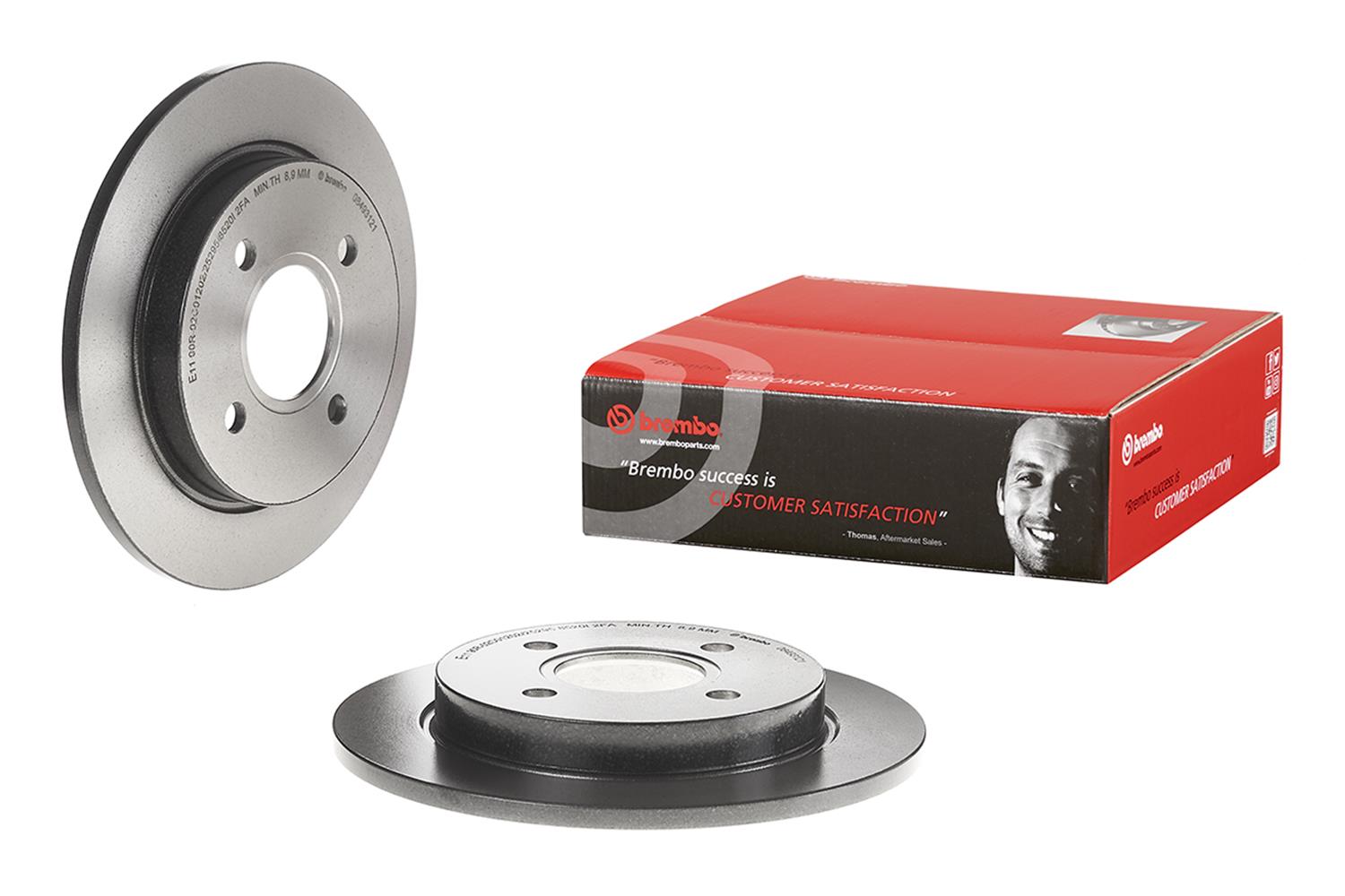 Brembo Premium UV Coated Brake Rotors 08.4931.21