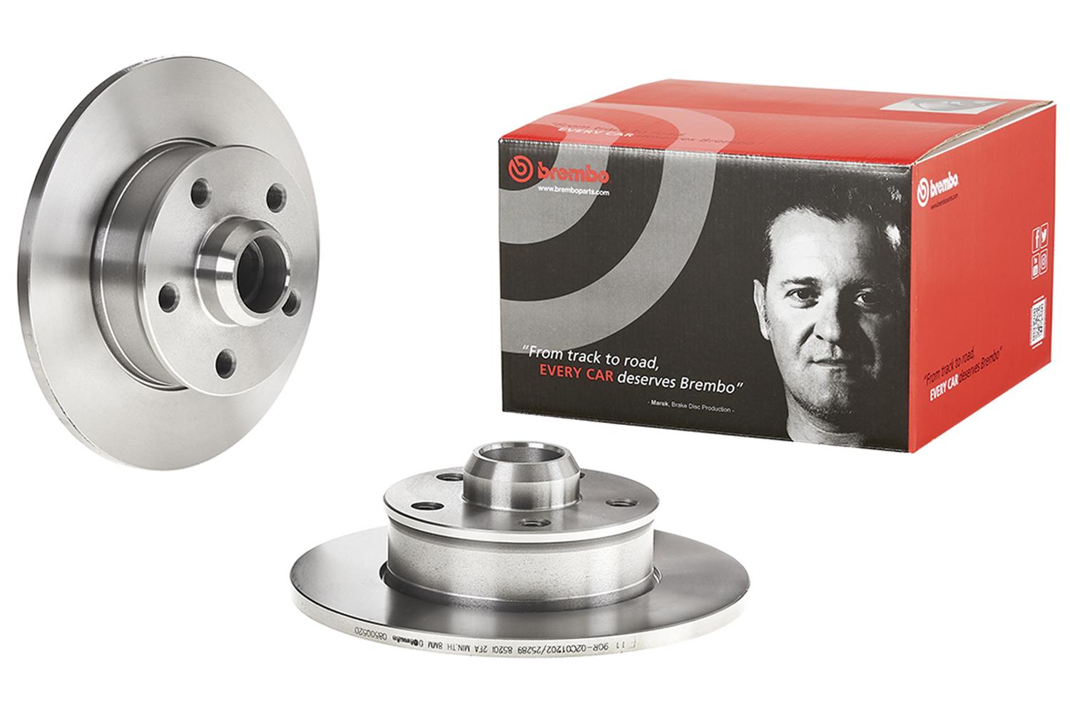 Brembo Premium UV Coated Brake Rotors 08.5005.20