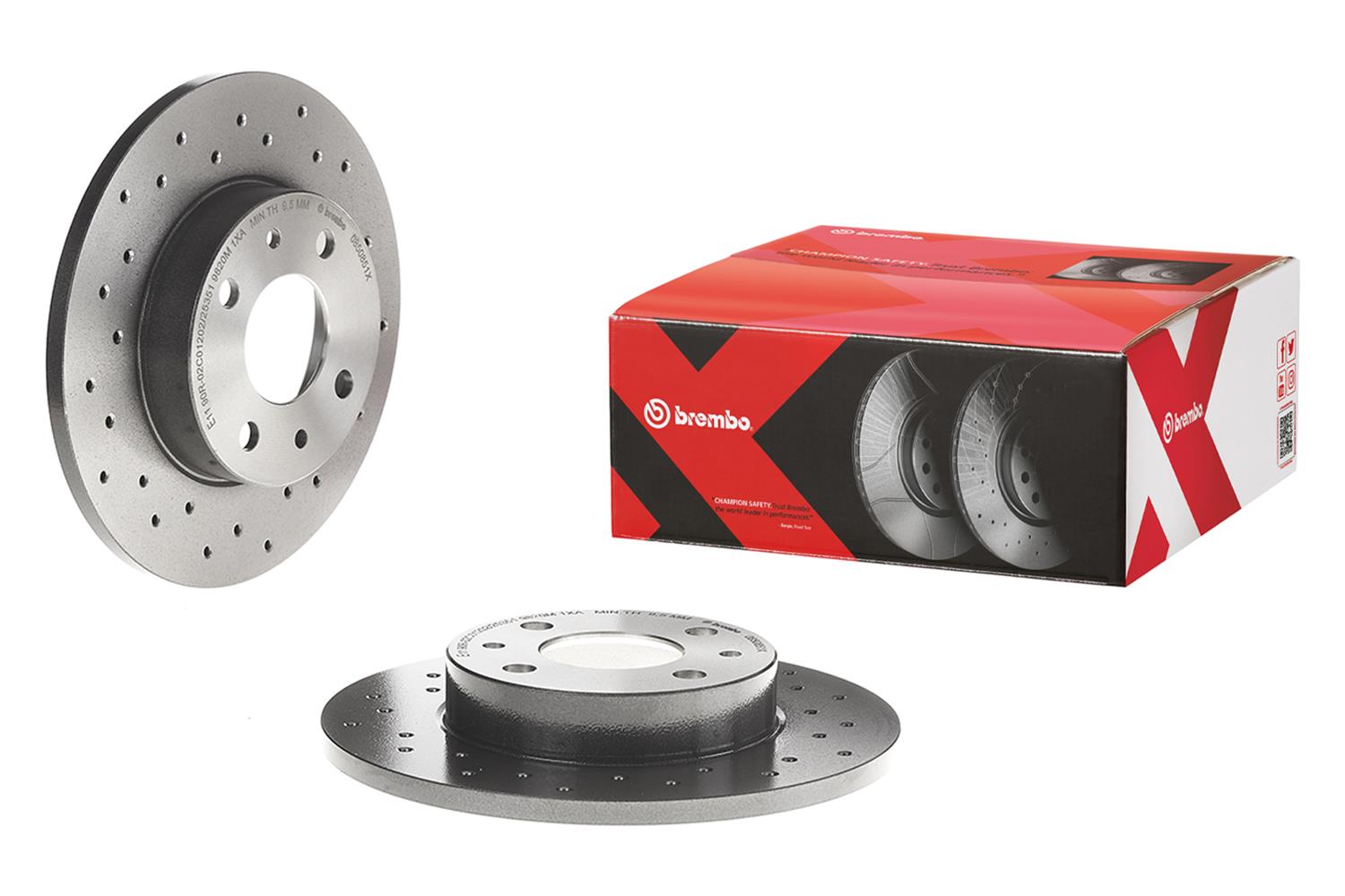 Brembo Premium UV Coated Brake Rotors 08.5085.1X