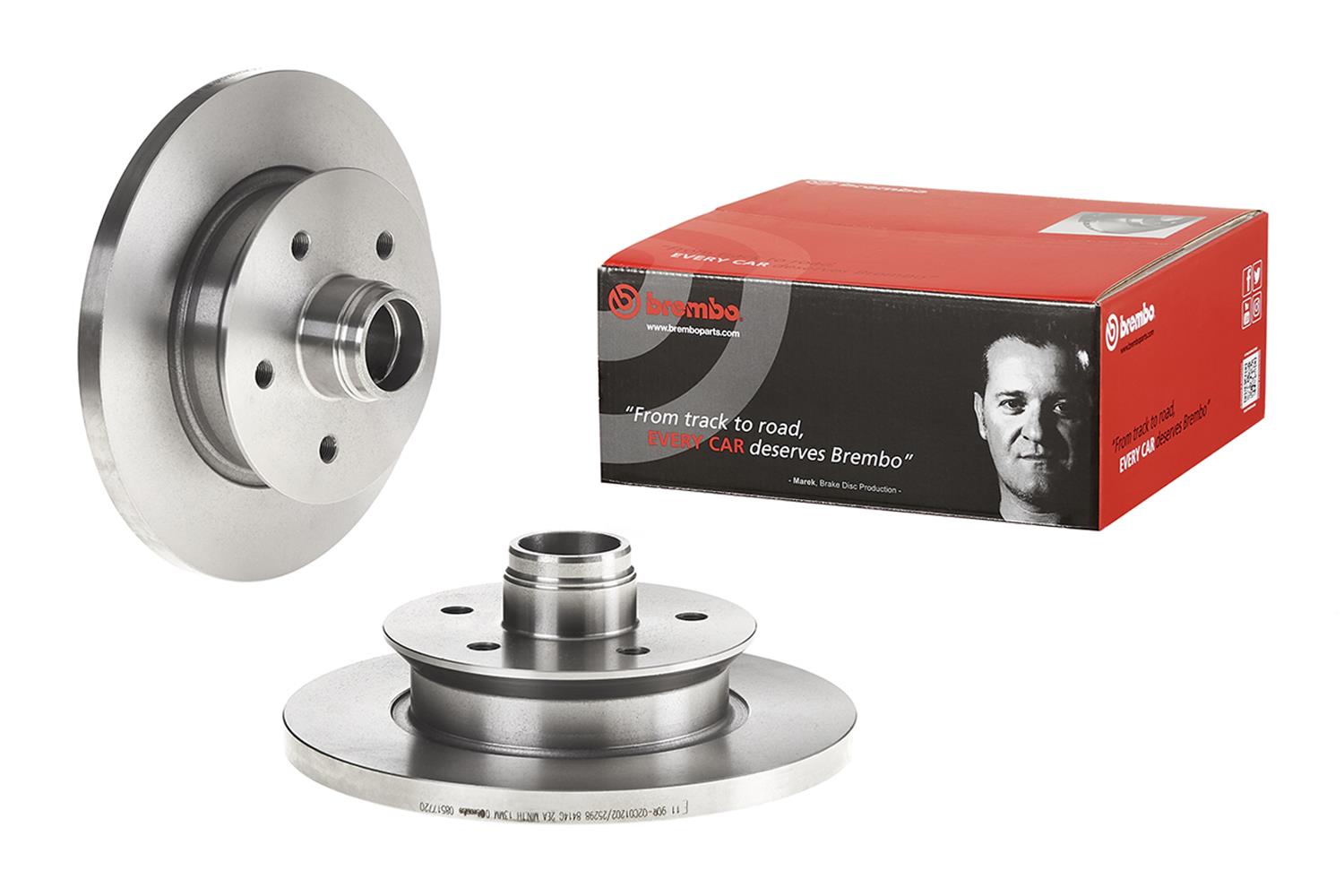 Brembo Premium UV Coated Brake Rotors 08.5177.20