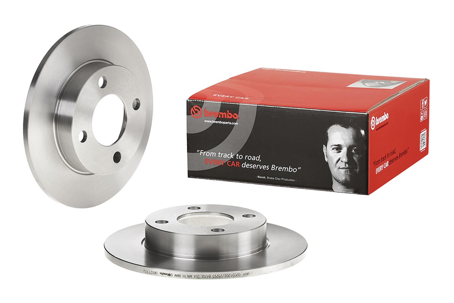 Brembo Premium UV Coated Brake Rotors 08.5213.10