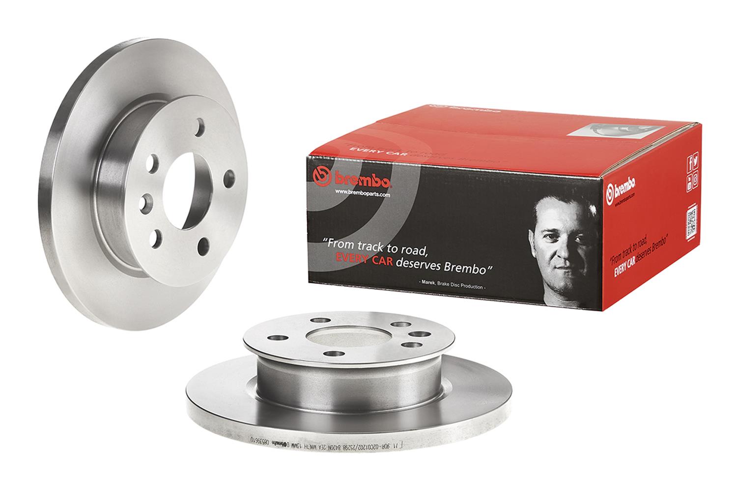 Brembo Premium UV Coated Brake Rotors 08.5396.10