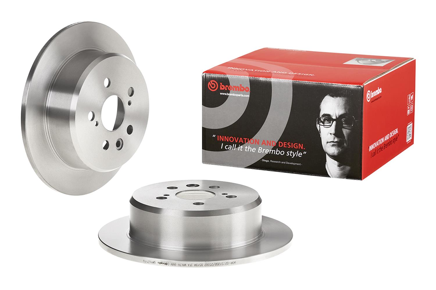 Brembo Premium UV Coated Brake Rotors 08.5625.10