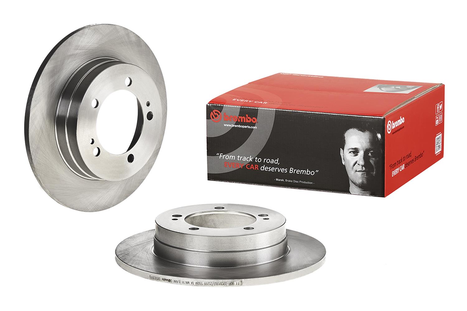 Brembo Premium UV Coated Brake Rotors 08.5639.10