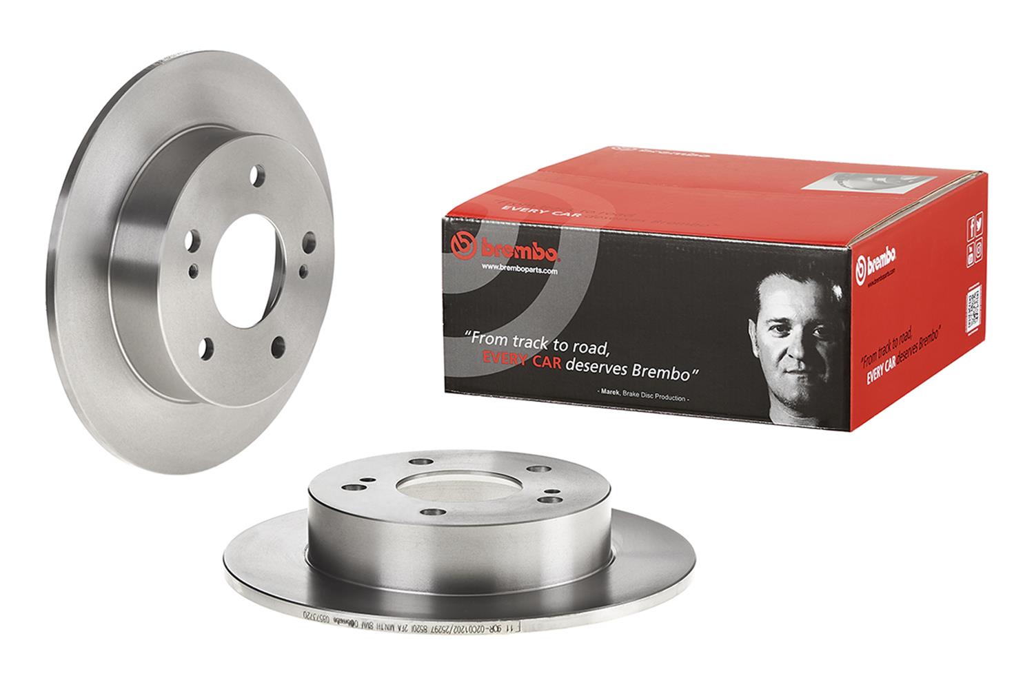 Brembo Premium UV Coated Brake Rotors 08.5737.20