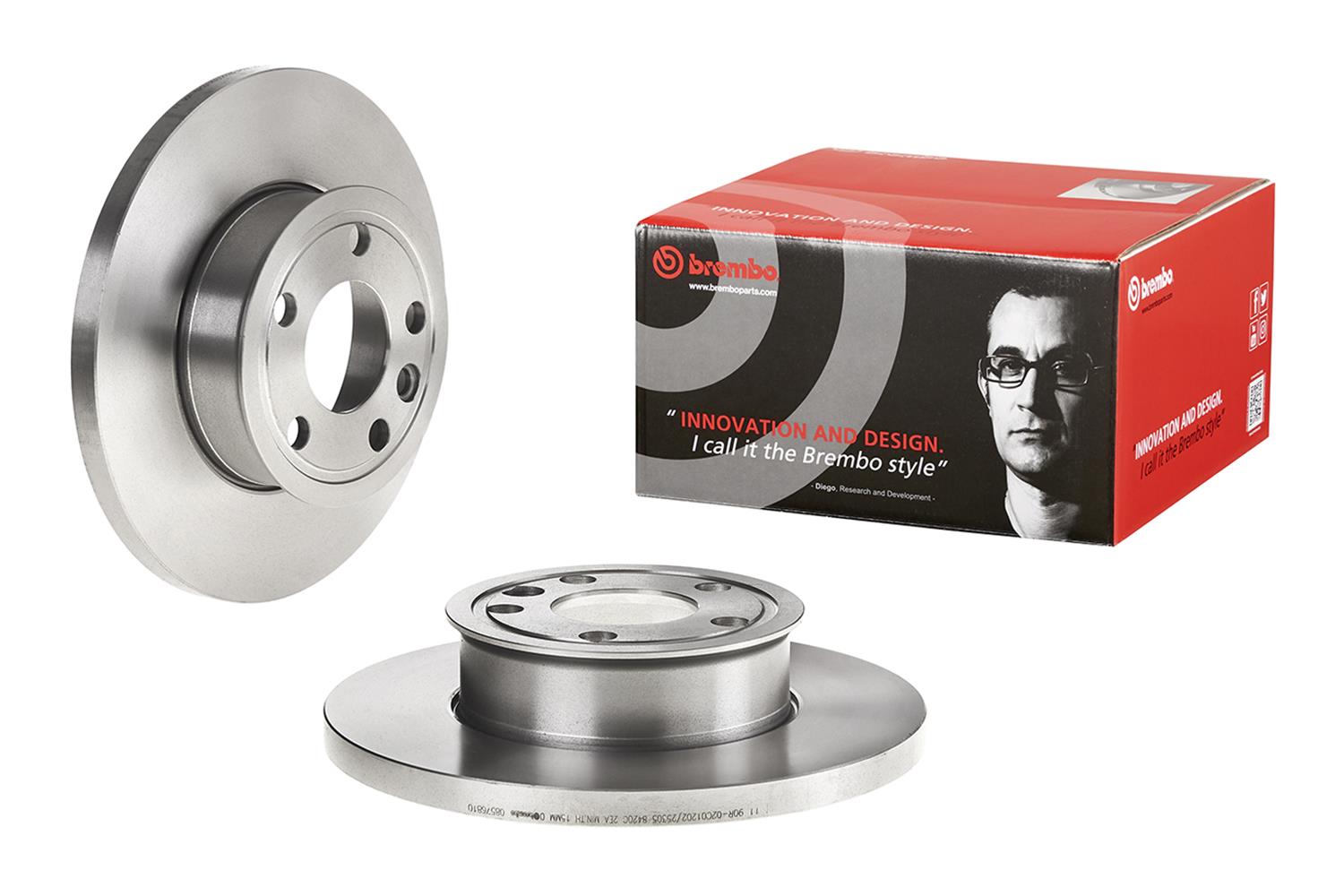 Brembo Premium UV Coated Brake Rotors 08.5768.10
