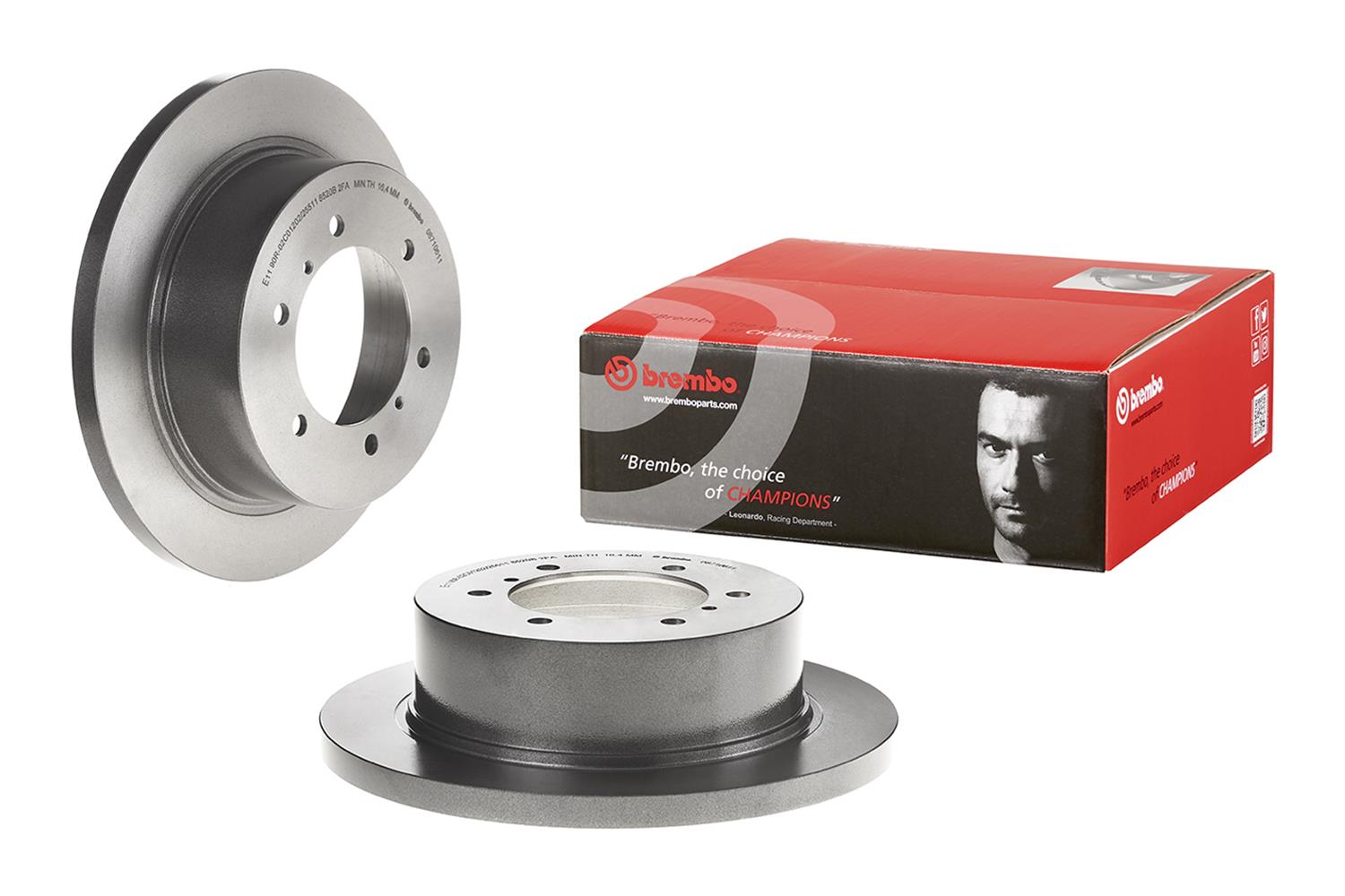 Brembo Premium UV Coated Brake Rotors 08.7106.11