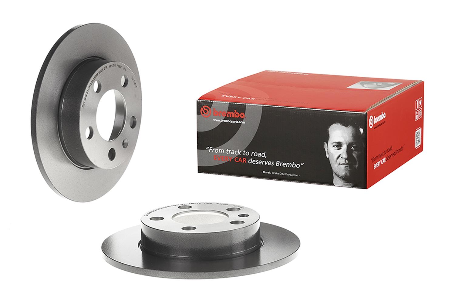 Brembo Premium UV Coated Brake Rotors 08.7165.11