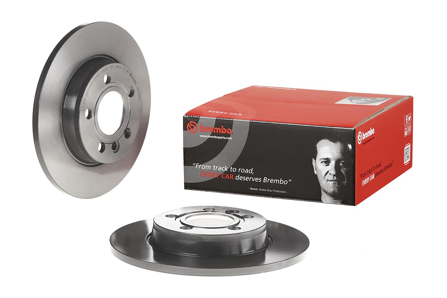 Brembo Premium UV Coated Brake Rotors 08.7288.11