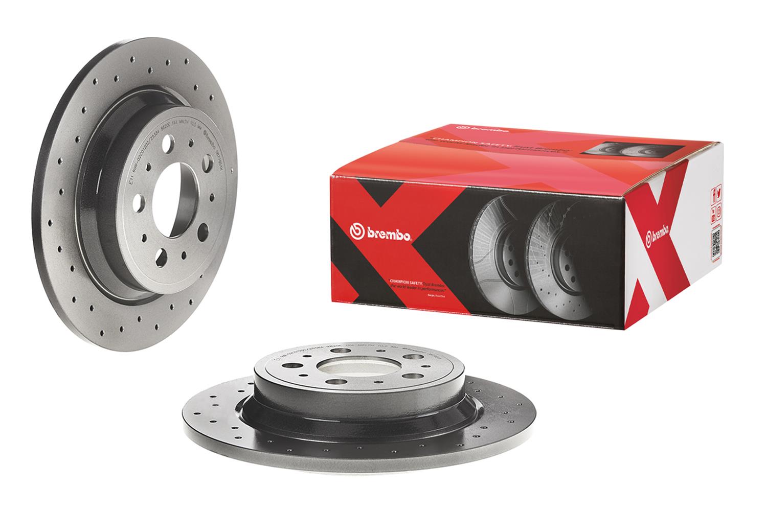 Brembo Disc Brake Pad and Rotor Kits KTX0085