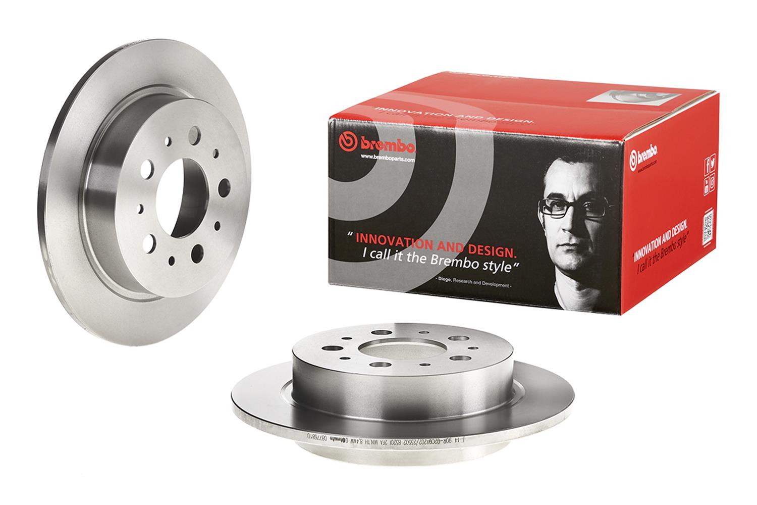 Brembo Premium UV Coated Brake Rotors 08.7768.10