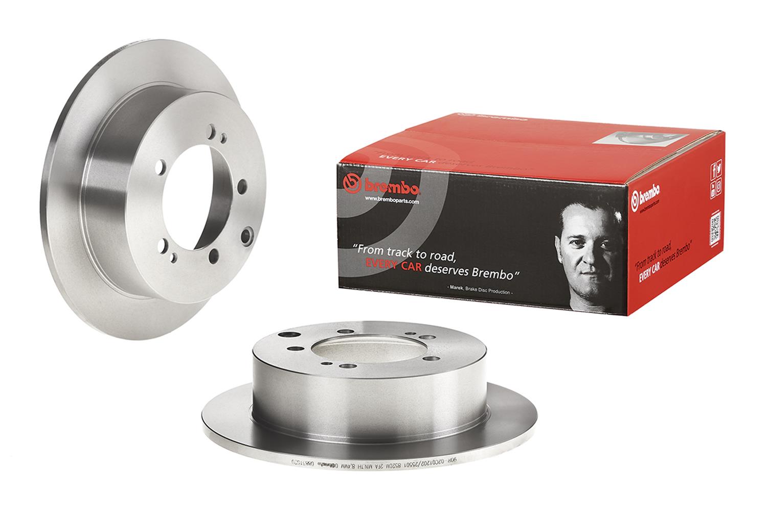 Brembo Premium UV Coated Brake Rotors 08.8316.20