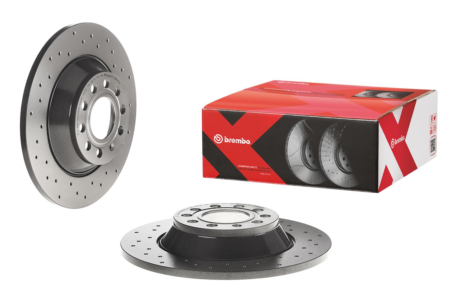 Brembo Disc Brake Pad and Rotor Kits KTX4032
