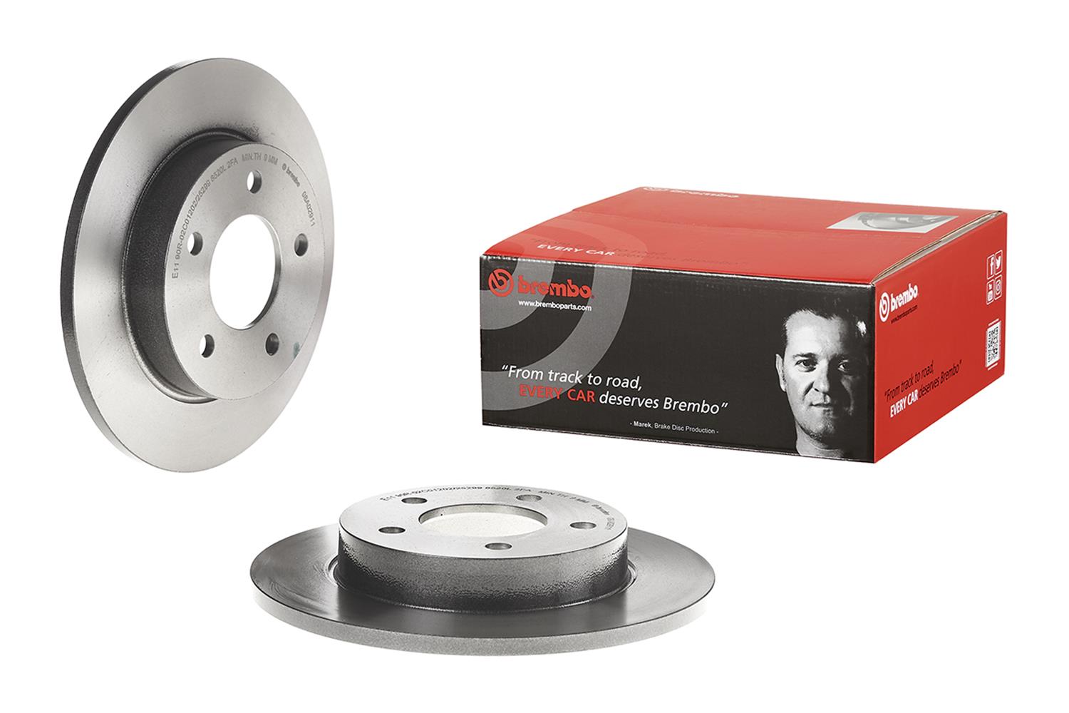 Brembo Premium UV Coated Brake Rotors 08.B660.10