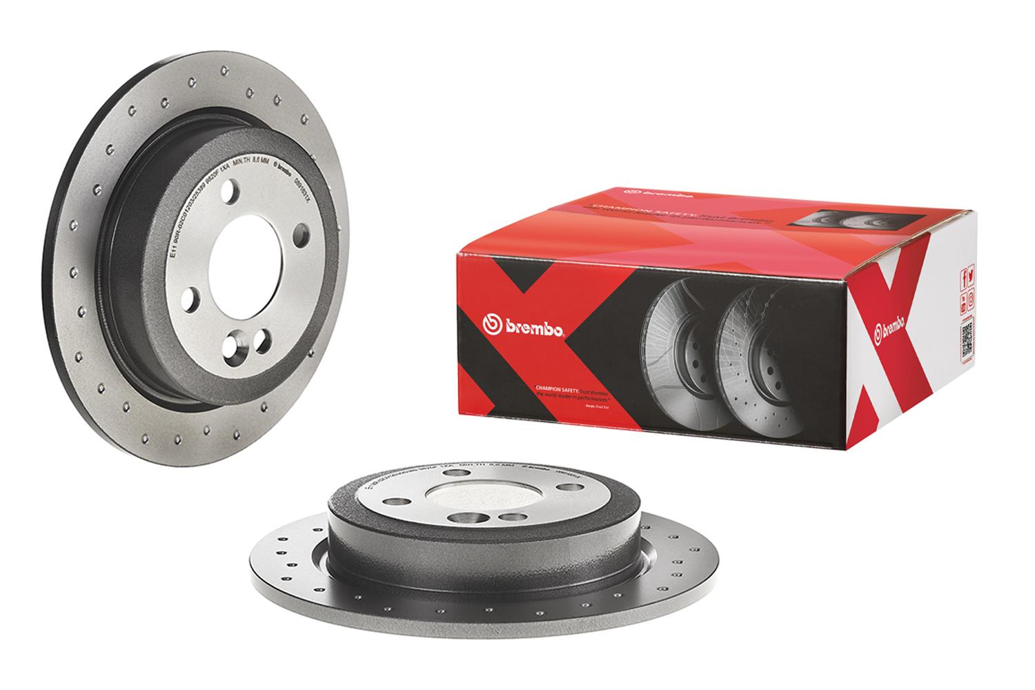 Brembo Disc Brake Pad and Rotor Kits KTX4033