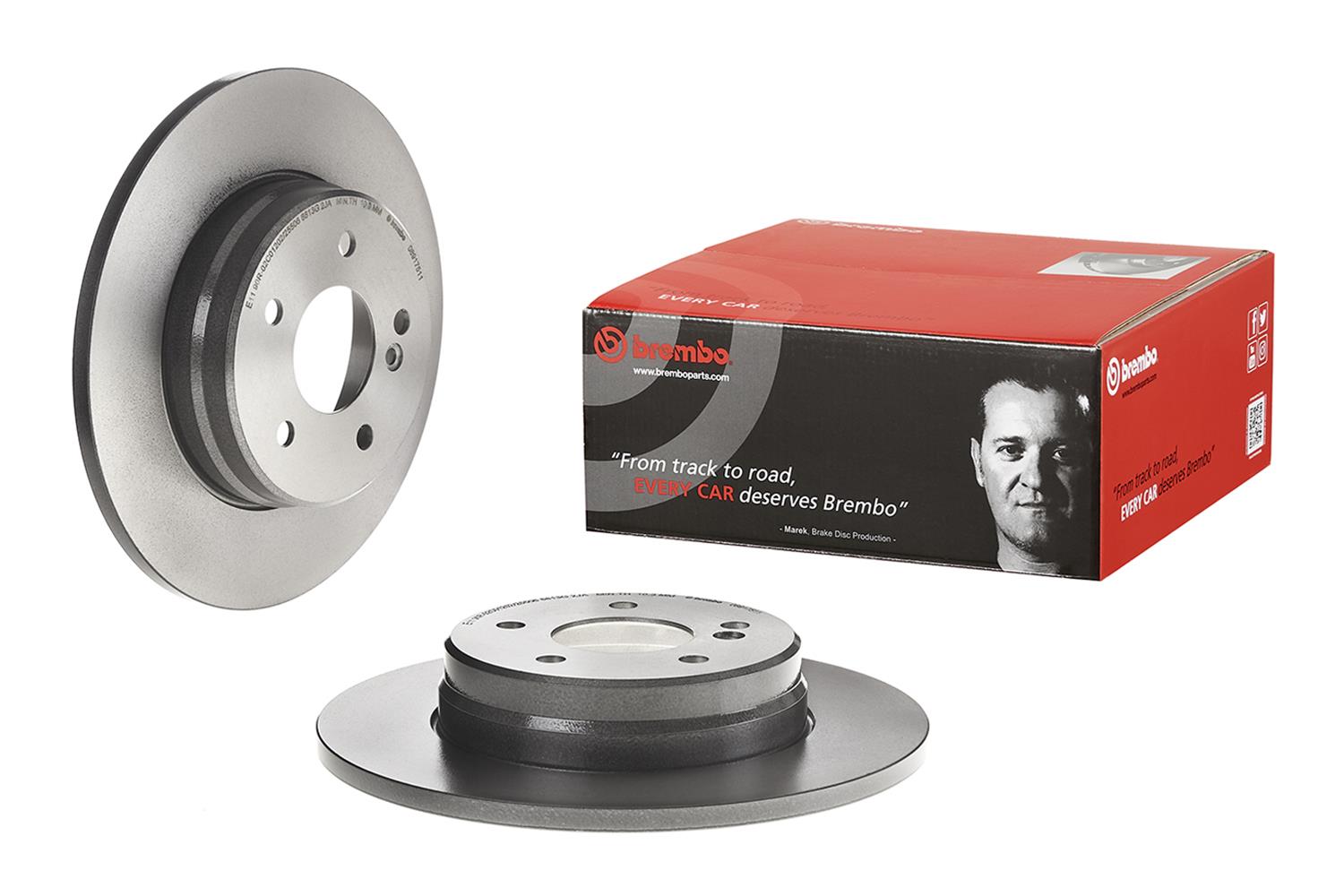 Brembo Premium UV Coated Brake Rotors 08.9175.11