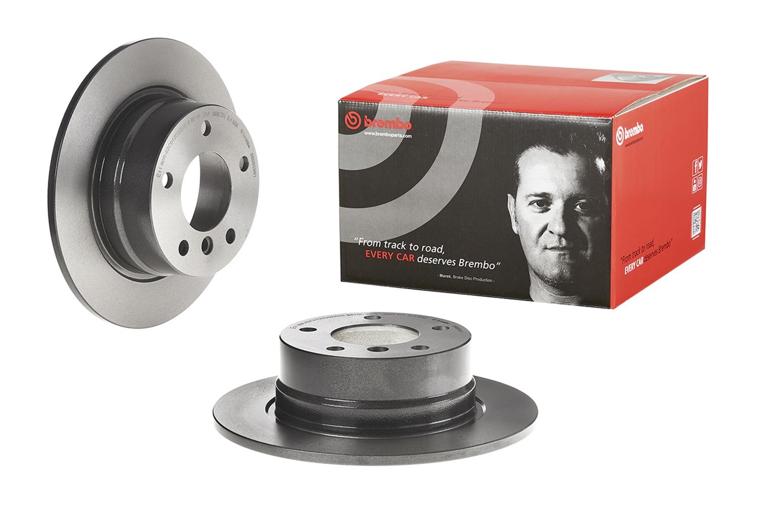 Brembo Premium UV Coated Brake Rotors 08.9859.81