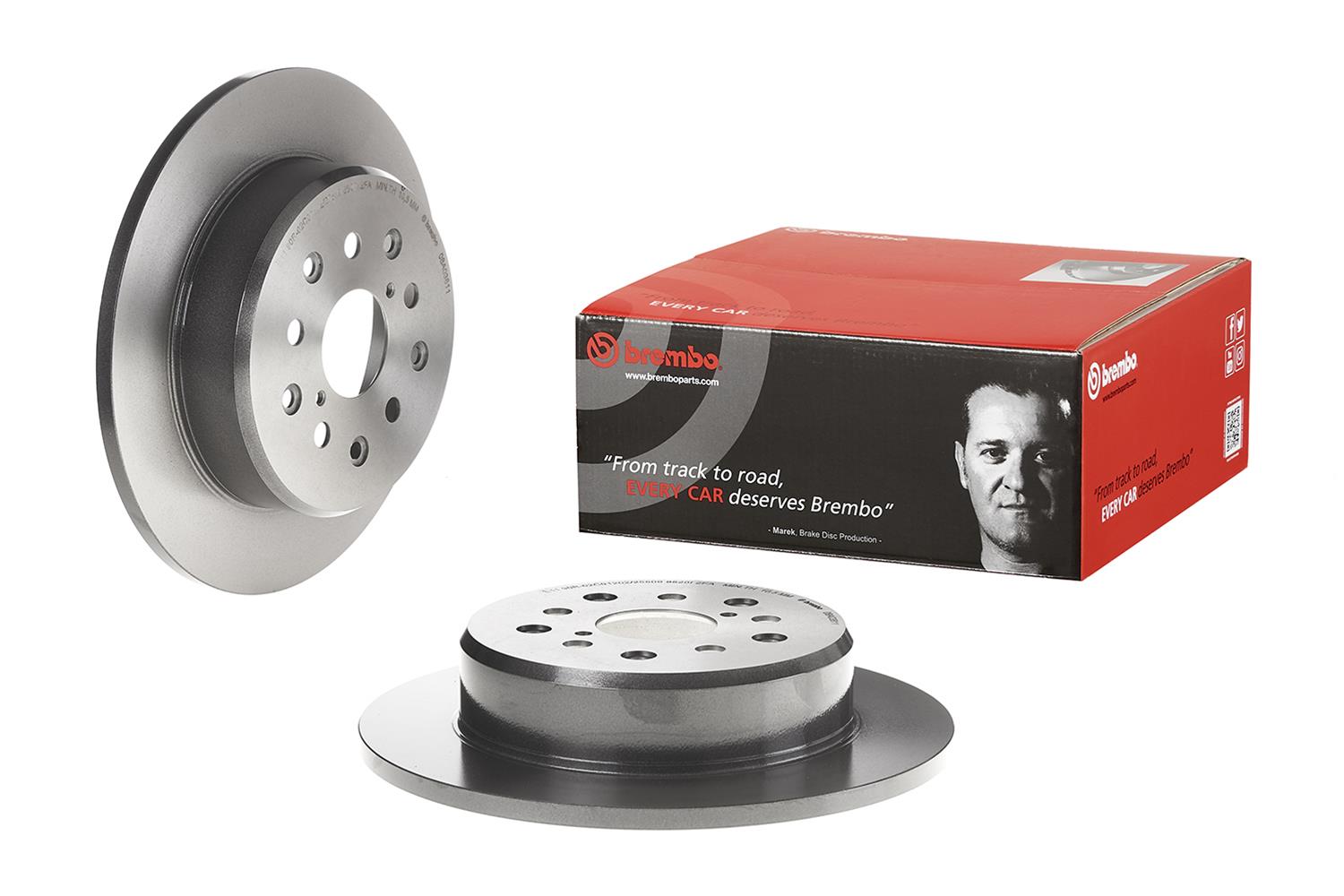 Brembo Premium UV Coated Brake Rotors 08.A038.11