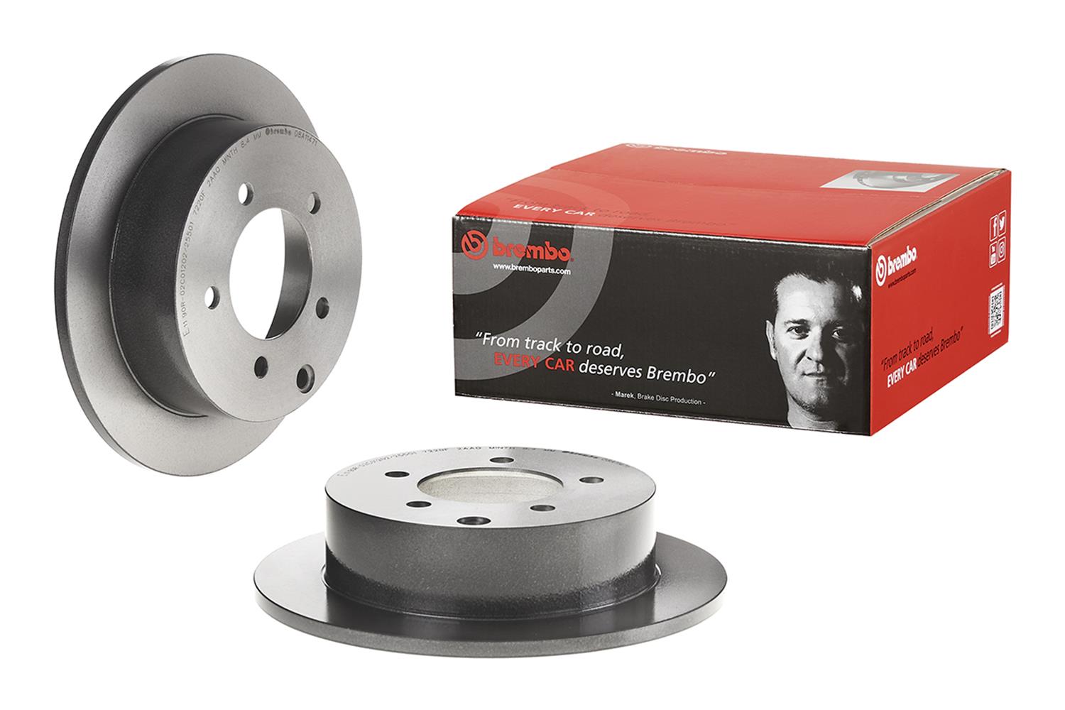 Brembo Premium UV Coated Brake Rotors 08.A114.71