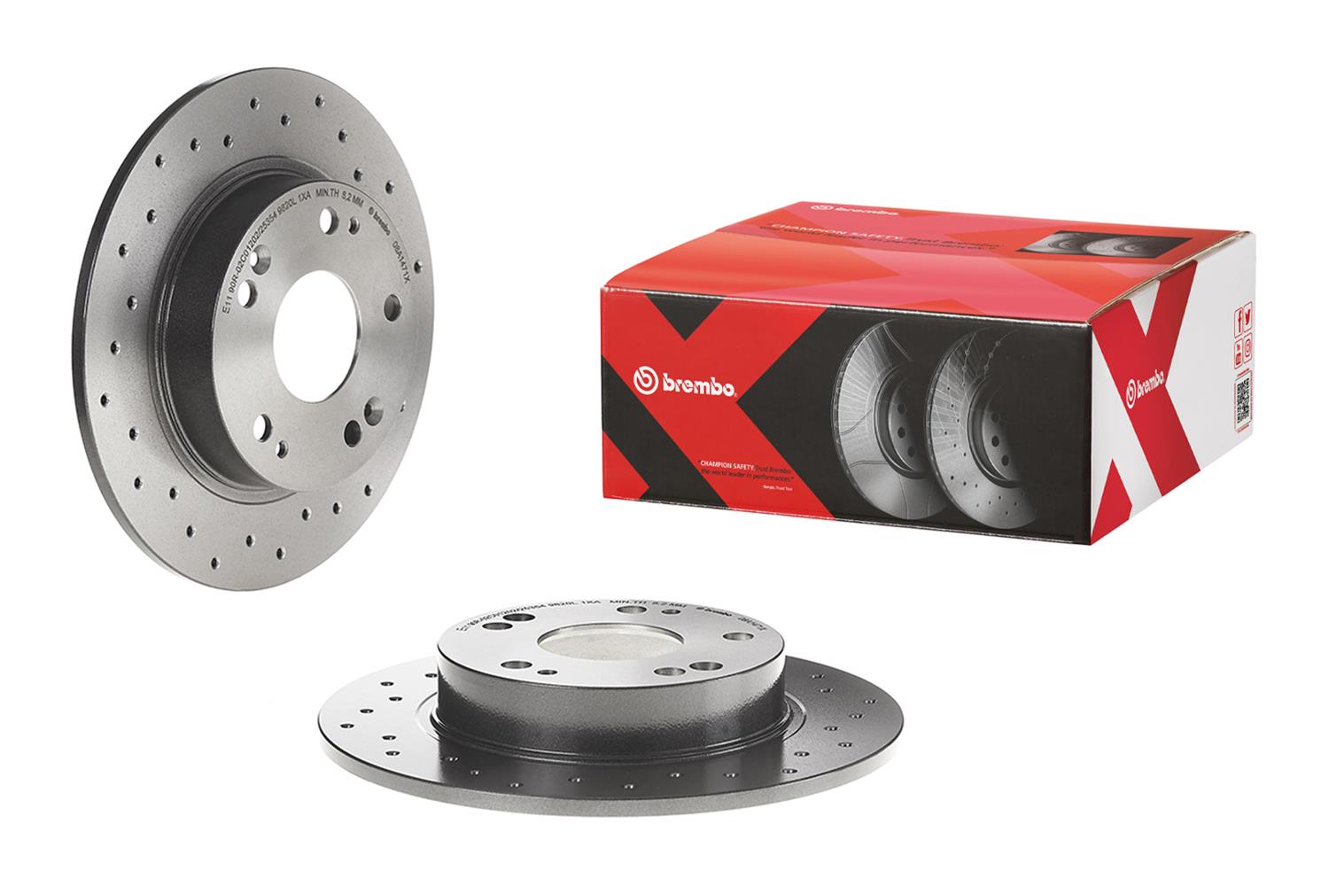 Brembo Disc Brake Pad and Rotor Kits KTX0019