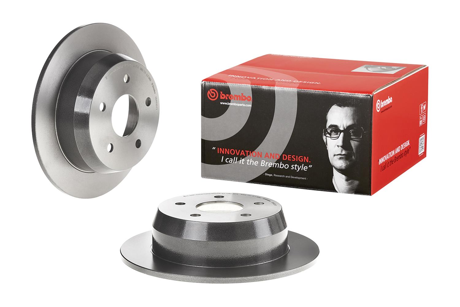 Brembo Premium UV Coated Brake Rotors 08.A533.11