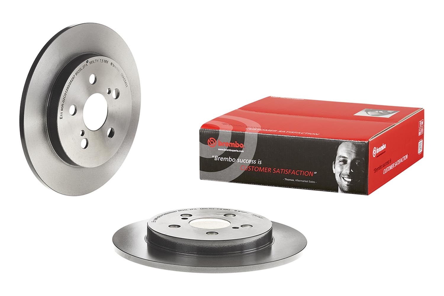 Brembo Premium UV Coated Brake Rotors 08.A534.31