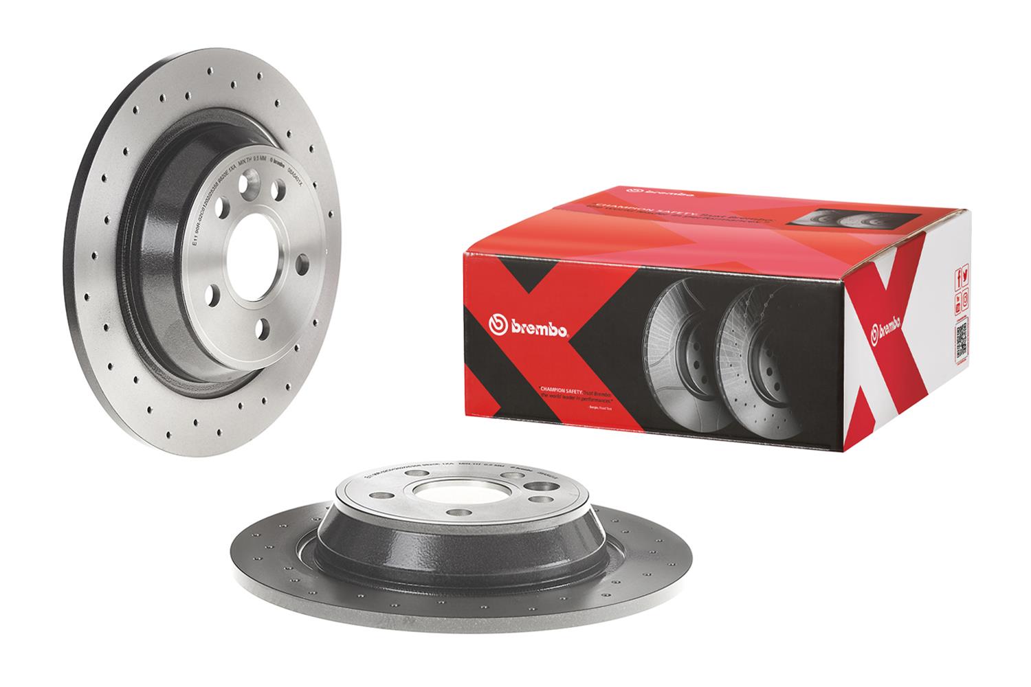 Brembo Premium UV Coated Brake Rotors 08.A540.1X
