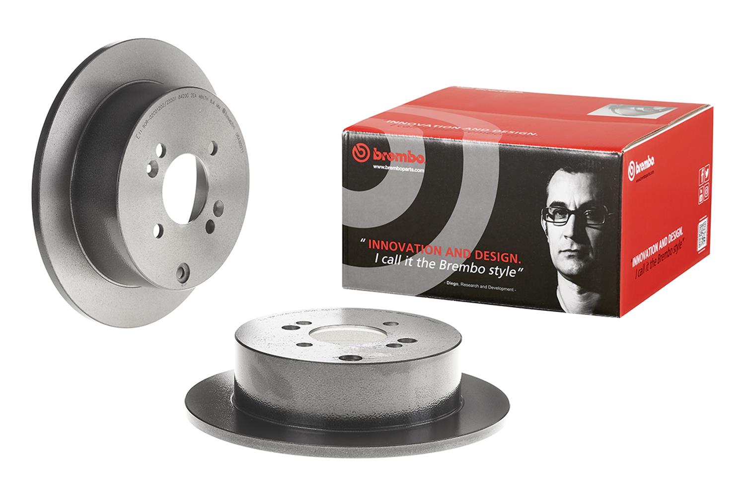 Brembo Premium UV Coated Brake Rotors 08.A602.11