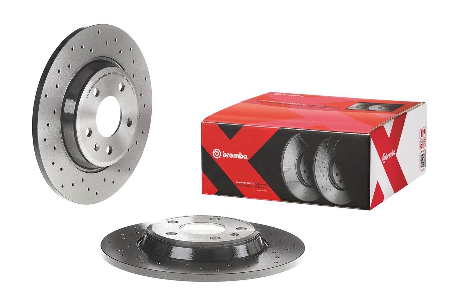 Brembo Disc Brake Pad and Rotor Kits KTX4039