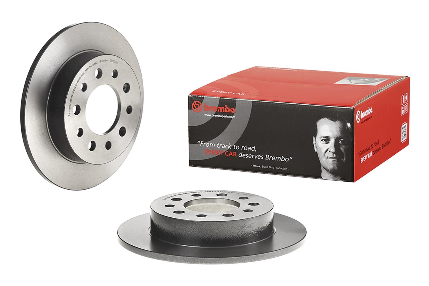 Brembo Premium UV Coated Brake Rotors 08.B027.11