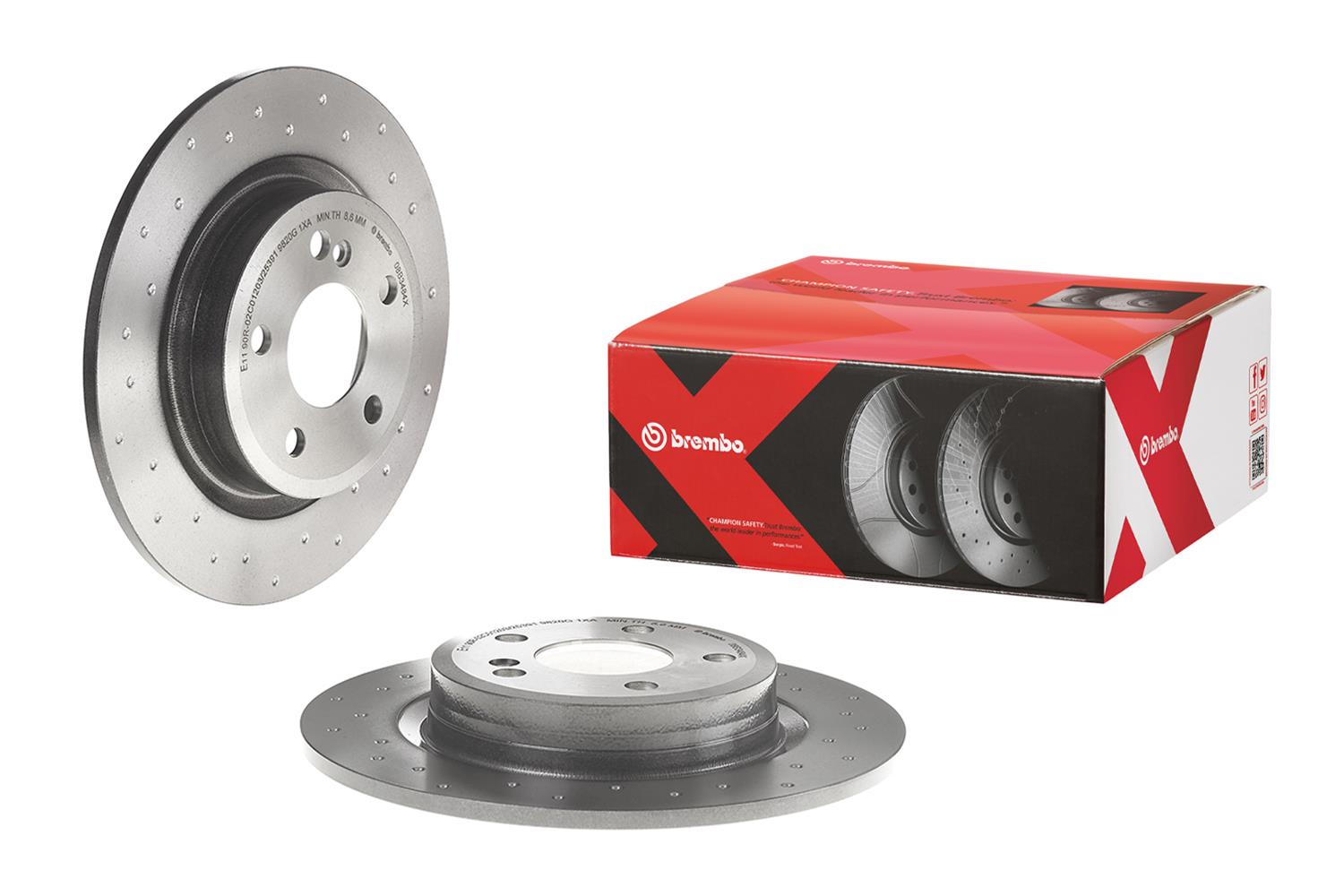 Brembo Premium UV Coated Brake Rotors 08.B348.4X