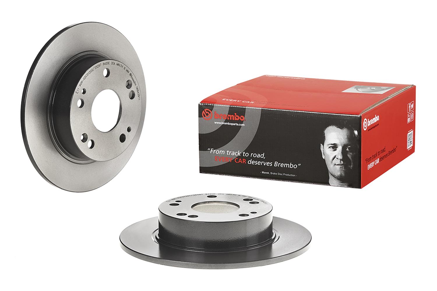 Brembo Premium UV Coated Brake Rotors 08.B439.11