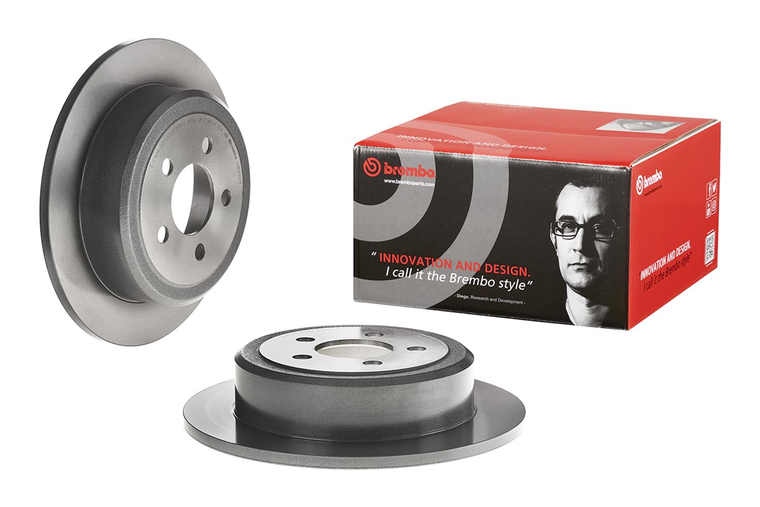 Brembo Premium UV Coated Brake Rotors 08.B529.11