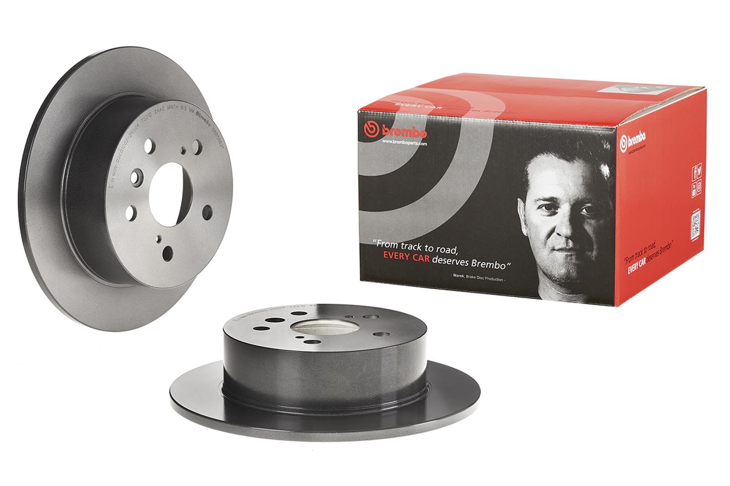 Brembo Premium UV Coated Brake Rotors 08.B566.21