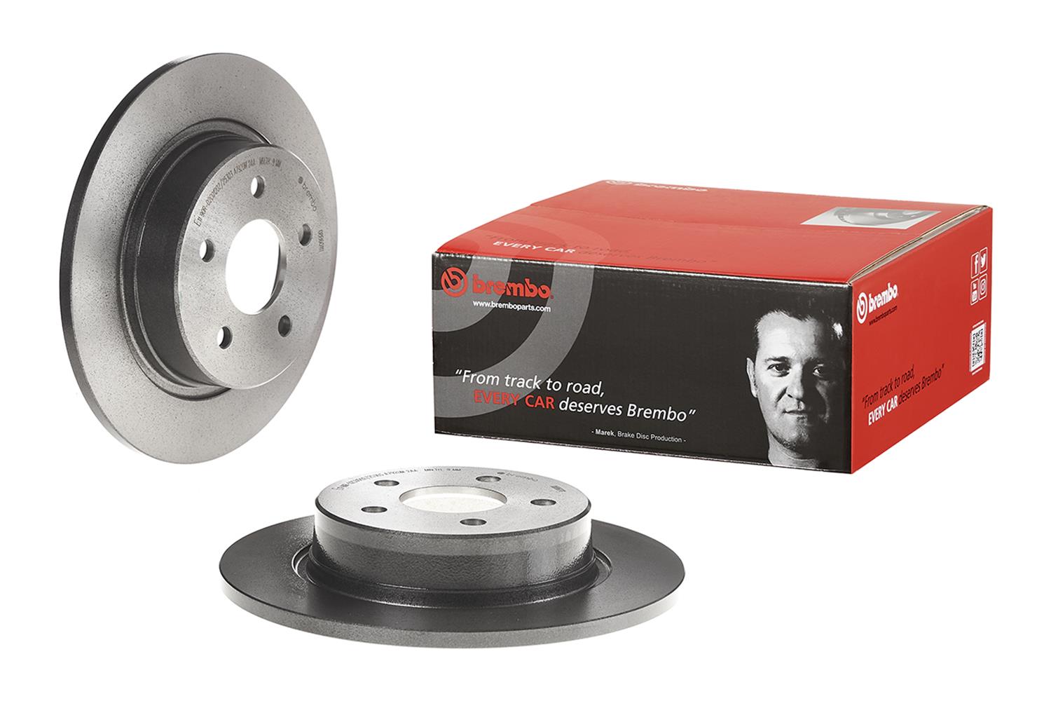 Brembo Disc Brake Pad and Rotor Kits KT04289