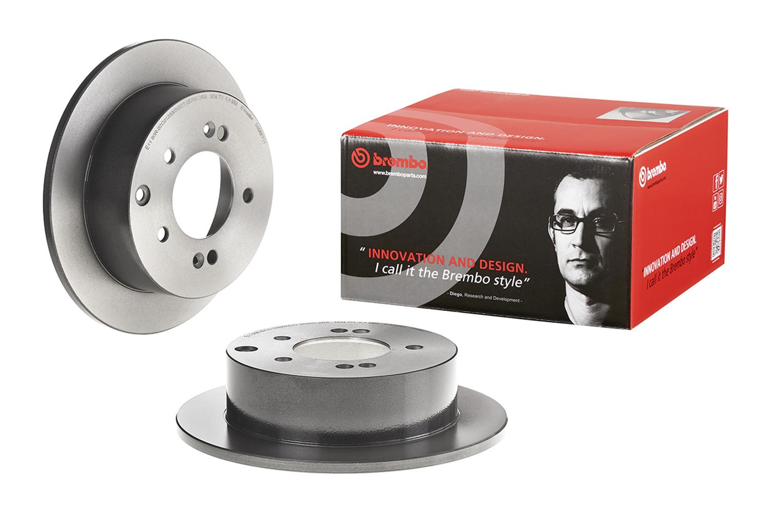 Brembo Premium UV Coated Brake Rotors 08.B667.11