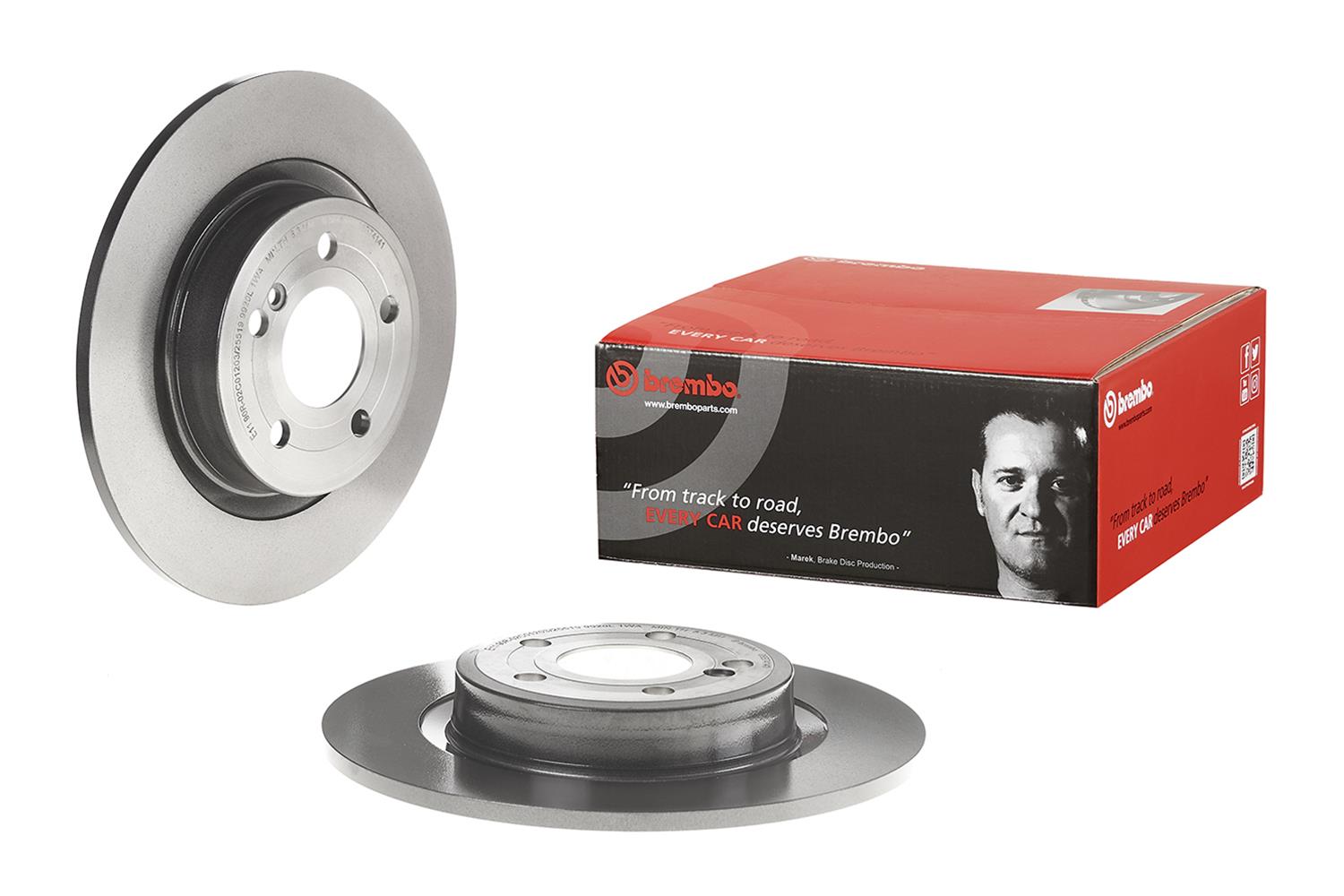 Brembo Premium UV Coated Brake Rotors 08.B741.41