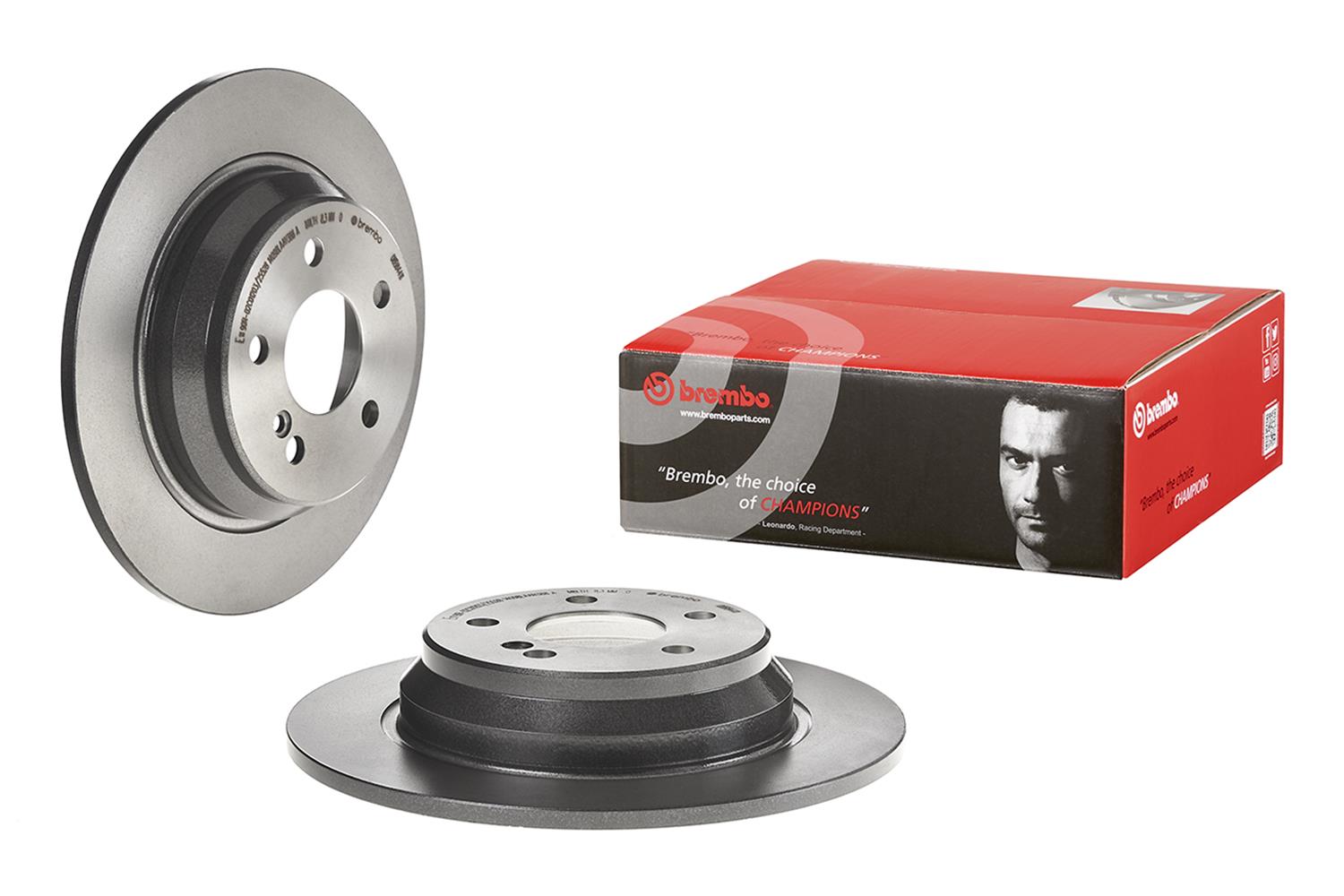 Brembo Premium UV Coated Brake Rotors 08.B844.11