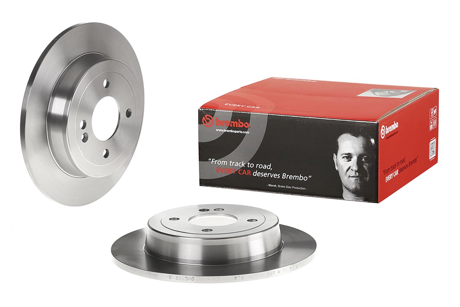 Brembo Premium UV Coated Brake Rotors 08.C172.10