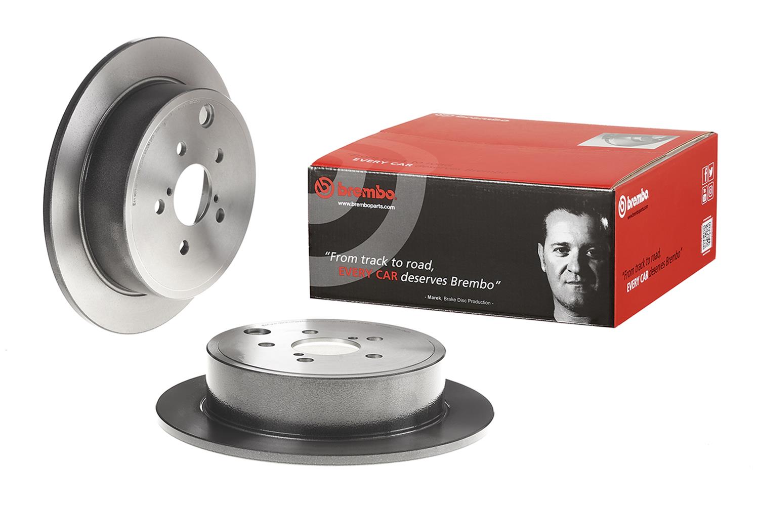 Brembo Premium UV Coated Brake Rotors 08.C252.11