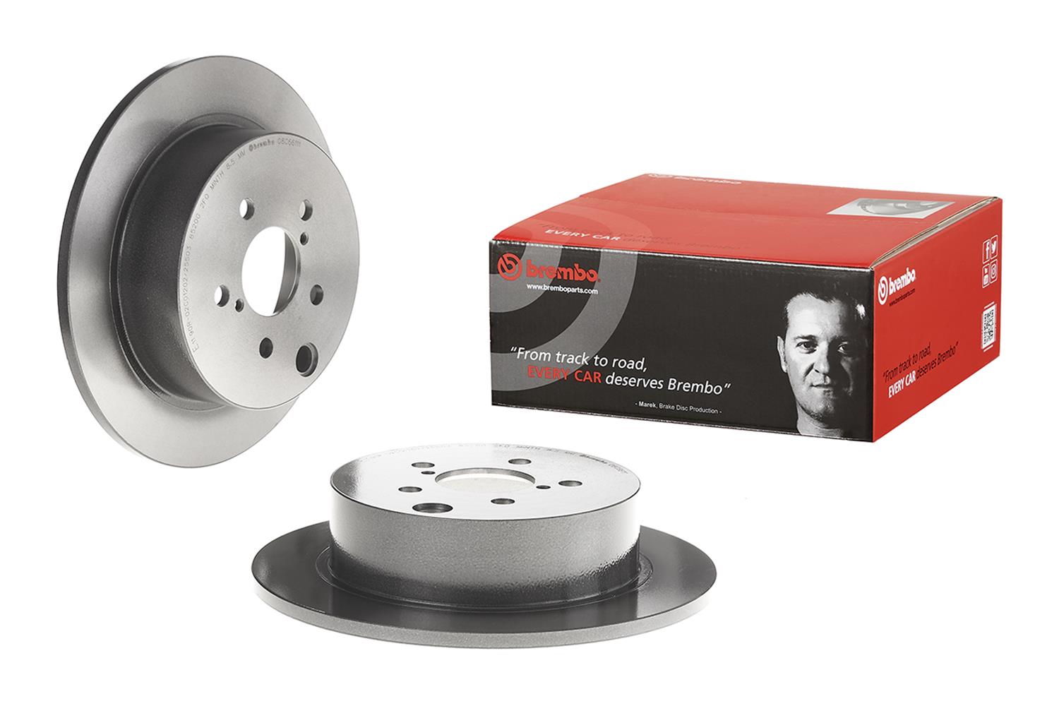 Brembo Premium UV Coated Brake Rotors 08.C661.11