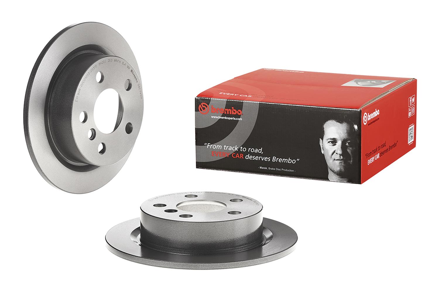 Brembo Premium UV Coated Brake Rotors 08.C745.11