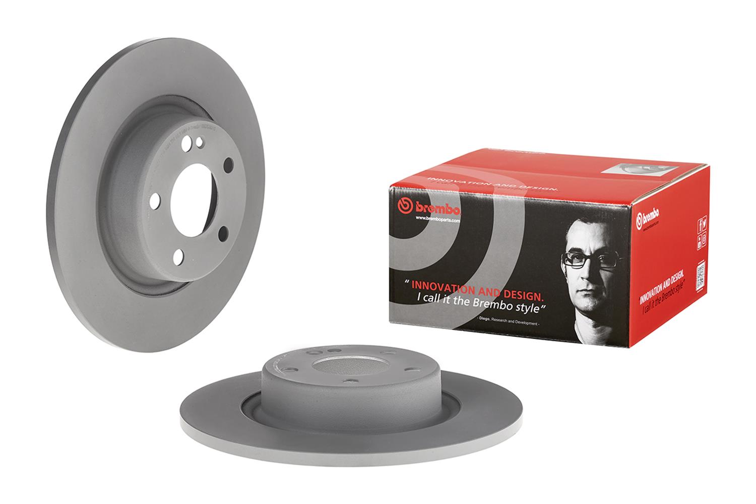 Brembo Premium UV Coated Brake Rotors 08.D530.13