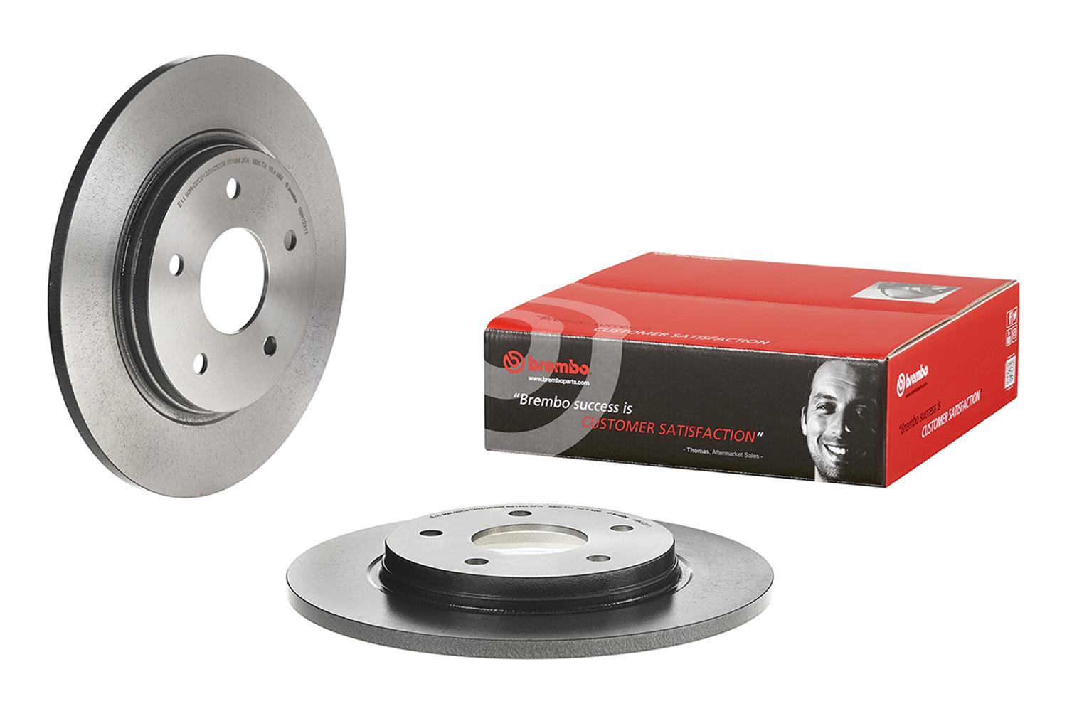 Brembo Premium UV Coated Brake Rotors 08.N123.11