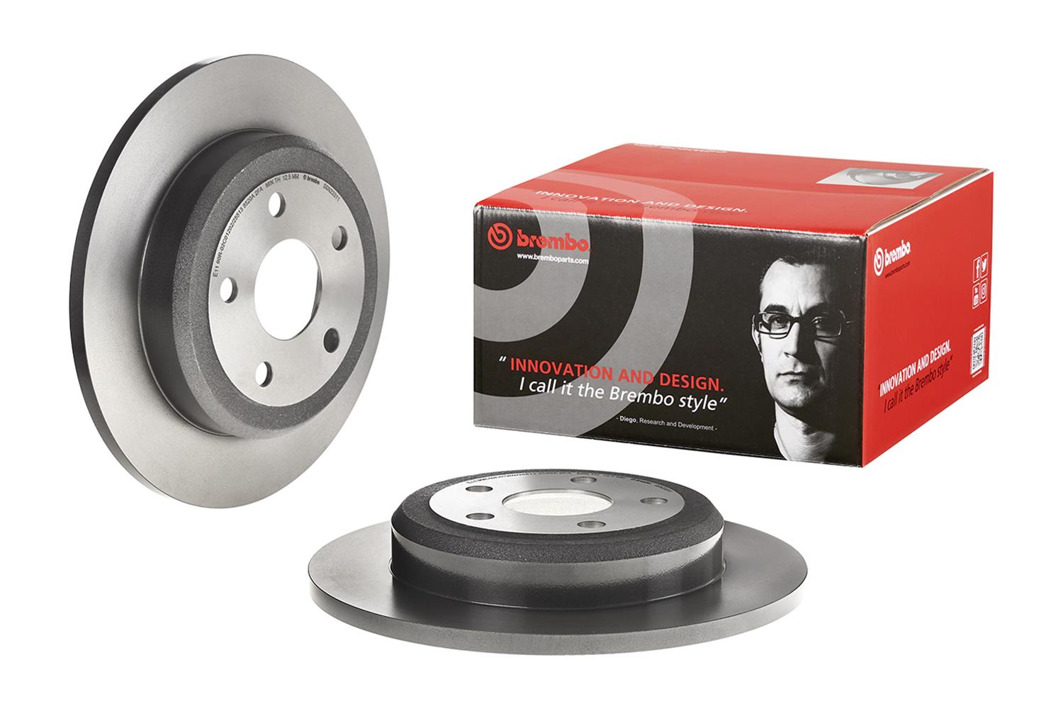 Brembo Premium UV Coated Brake Rotors 08.N233.11