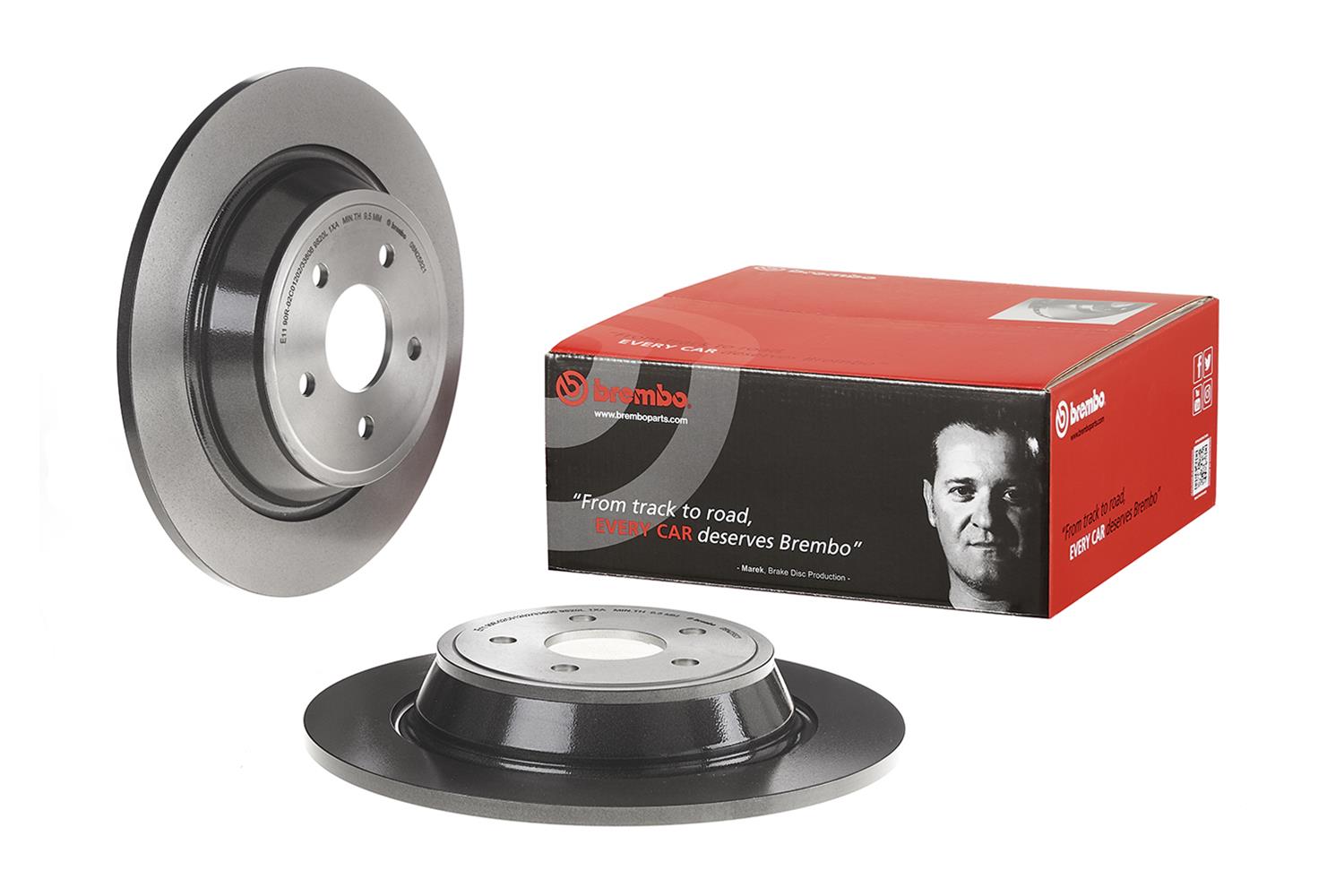 Brembo Premium UV Coated Brake Rotors 08.N258.21